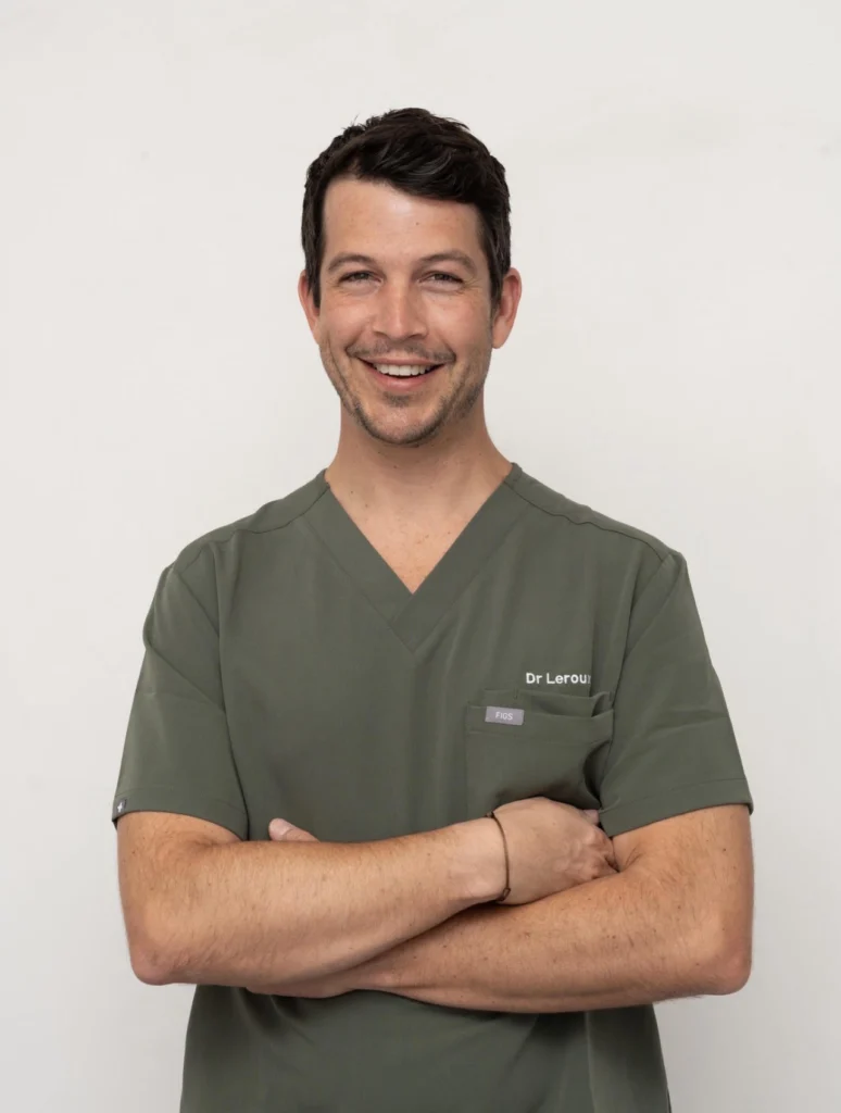 Portrait du Dr Guillaume Leroux, chirurgien-dentiste à Nice
